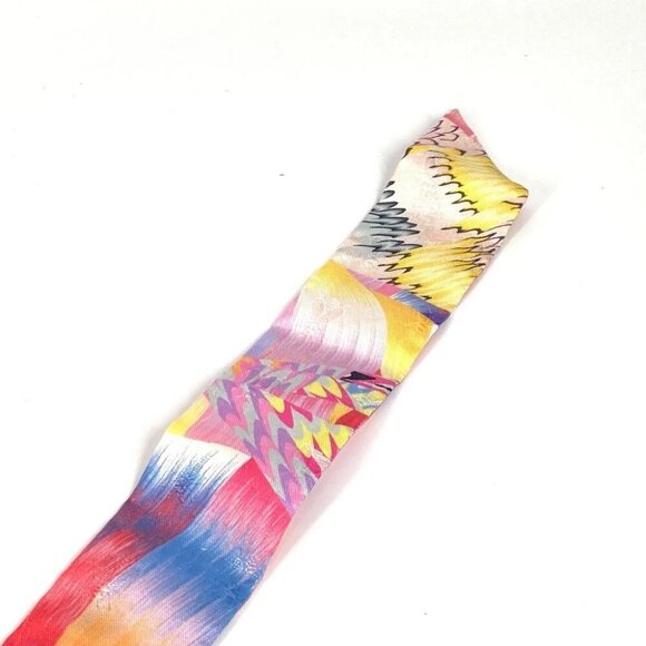 HERMES Twilly Twilly Kyoto Marble Scarf silk Multicolore Unused - Picture 6 of 15
